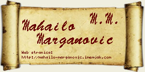 Mahailo Marganović vizit kartica